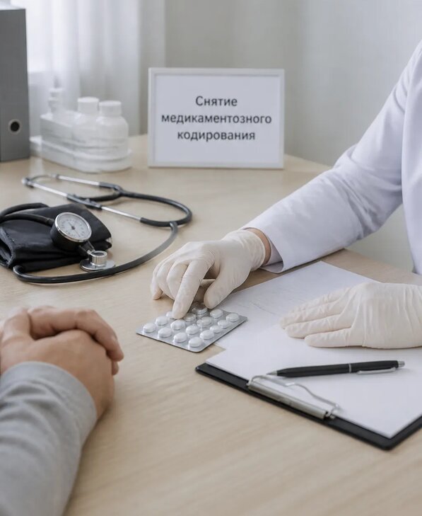 Снятие медикаментозного кодирования в Видном от 5175 р. | Медзона